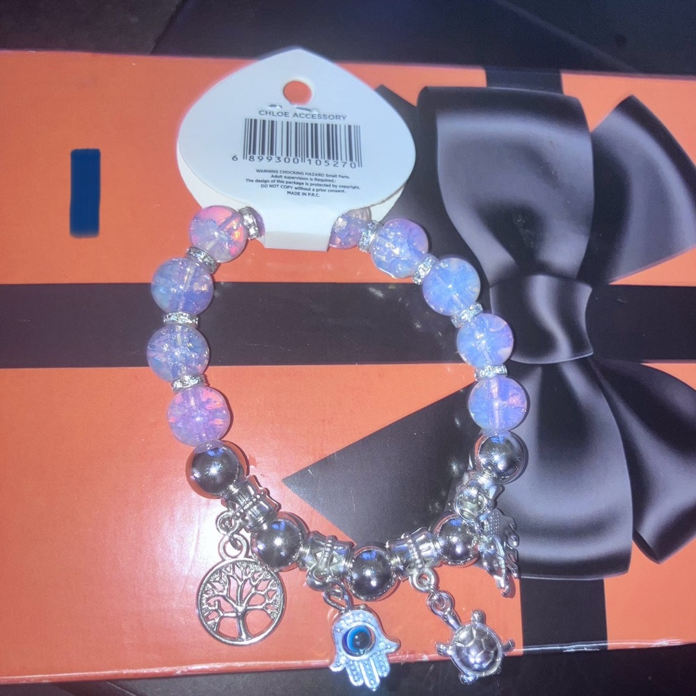 Beaded crystal bracelet